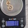 9ct yellow S pendant Image 4