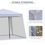 3x3m Outdoor Gazebo Party Tent Sun Shelter with Mesh Screen Walls Image 5