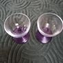 Avoca blue candle holders X 2 for sphere / ball candles Image 2