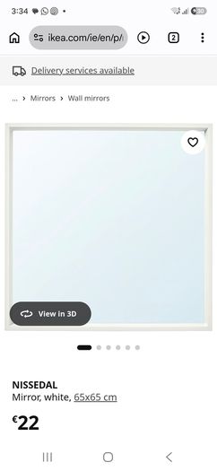 IKEA Mirror & Lights