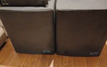 kme bass bins and kam power amp