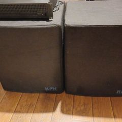 kme bass bins and kam power amp