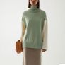 COS Merino Colourblock Knit Turtleneck Sweater Size M (Fits UK 14-16 Oversized) Image 2