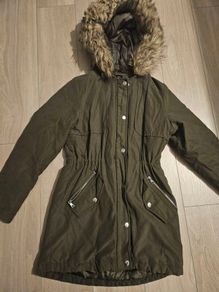parka khaki jacket age 10-11