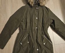 parka khaki jacket age 10-11