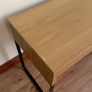IKEA MICKE Desk 142cm - Oak Effect Image 6