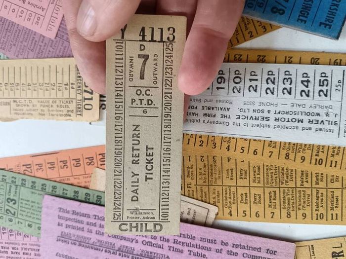 Vintage Transportation Ticket Collection