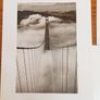 Prints: "Sunset Over Artillery Lake" by photographer Gavriel Jecan,  "Golden Gate Bridge in Fog" by  Roger Ressmeyer,  "Seashore" by Eddie Dayan  size 30x40cm Image 4