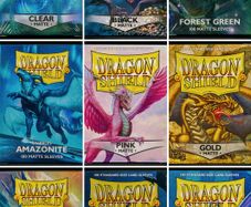 Multiple Colours Available - 1x Pack of 100 Matte Dragon Shield Card Sleeves Pokemon MTG Magic Lorcana