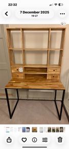 Kids desk and bookshelf
