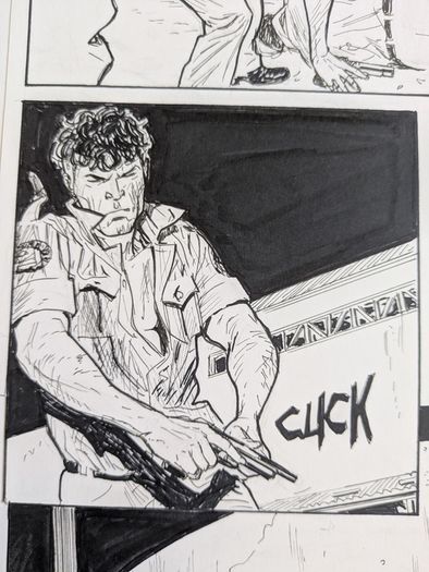 Original Comic Art Page by Fodera Marco  from Mister No issue 7 Intrigo a Manaus