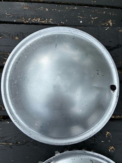 13 inch Chrome Wheel Trims. Moon discs.