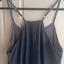 Loose-fit denim maxi dress. Image 5