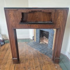 Vintage wooden mantle piece for sale