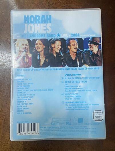 Norah Jones & The Handsome Band Live 2004 DVD