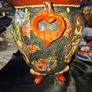 Beautiful Vintage Chinese Satsuma Style Footed Planter Moriage Geisha Cachepot Jardiniere,. Add a touch of classic Hollywood Regency flair to your home Image 5