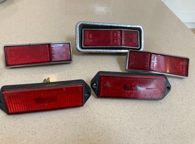 Fiat Ferrari Lamborghini 60's 70's USA Side markers