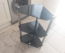 glass corner unit