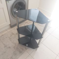 glass corner unit