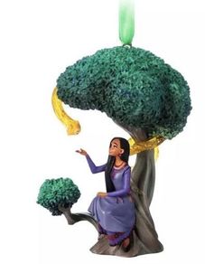 Asha and Star Sketchbook Ornament, Wish