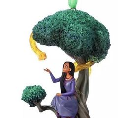 Asha and Star Sketchbook Ornament, Wish