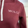 Wine Jack Wills hoodie in size 6 Image 2