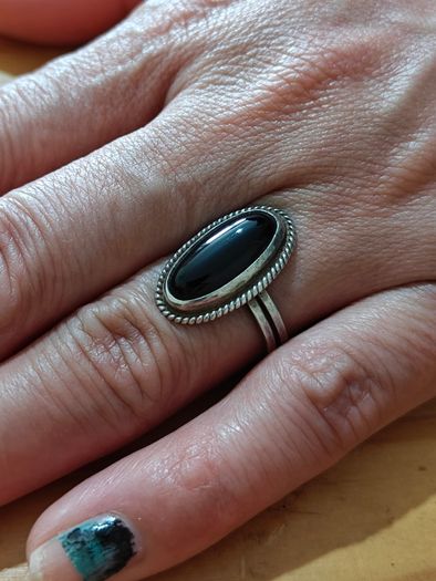 Sterling Silver Ring - Size O - Stamped for Silver (S03)