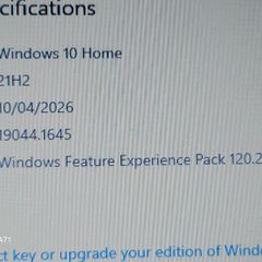 HP Stream Grey, Intel Pentium CPU N3710, 1.6GHz, 4GB Ram, 117GB HDD. Windows 10 Home,Microsoft Edge, Chrome and VLC