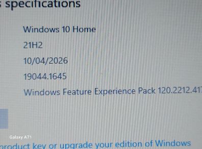 HP Stream Grey, Intel Pentium CPU N3710, 1.6GHz, 4GB Ram, 117GB HDD. Windows 10 Home,Microsoft Edge, Chrome and VLC