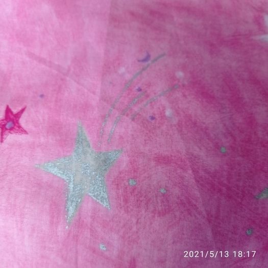 Pink Cotton Fabric 118" x 55"