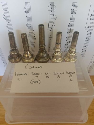 trumpet mouthpieces. Marcinkiewicz signature models.