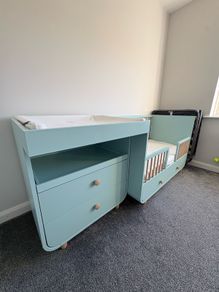 Baby Bed and Changing Table