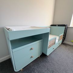 Baby Bed and Changing Table