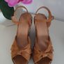 Springfield Tan Wedges Sz 41 - Rrp 49.99 Image 9