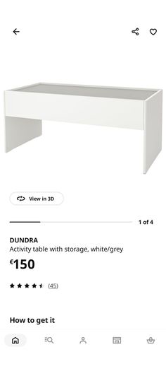 IKEA Dundra play table