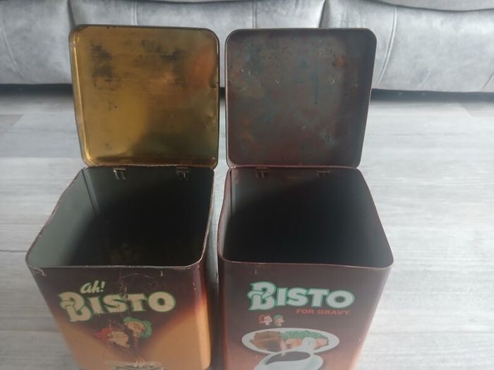 Bisto Gravy Retro storage tin's