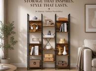 main image for ad Industrial Bookcase with Storage Shelves
