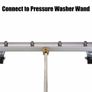 Pressure Washer Undercarriage Cleaner, Under Car Wash, with 45 Degree Angled Wand Image 3
