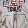 Age 8 Grey GAP Hoodie Image 3
