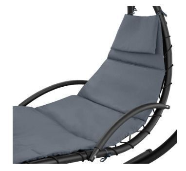 Indoor & Outdoor Hanging Lounger with Frame, Floating Lounger with Paraso
