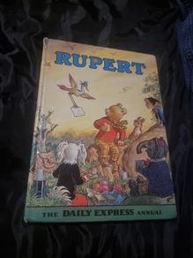Vintage Rupert Bear Daily Express Annual Hardback book from 1972