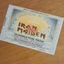 Iron Maiden replica concert ticket Image 2
