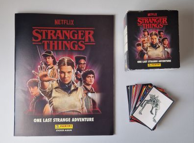Panini Stranger Things One Last Strange Adventure Sticker Collection Bundle