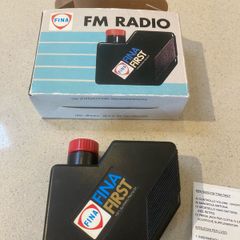 Fina Motor Oil Vintage FM Radio