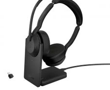Jabra Evolve2 55 + Jabra Link 390 (USB-C) + Charging Stand