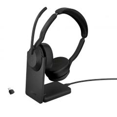 Jabra Evolve2 55 + Jabra Link 390 (USB-C) + Charging Stand