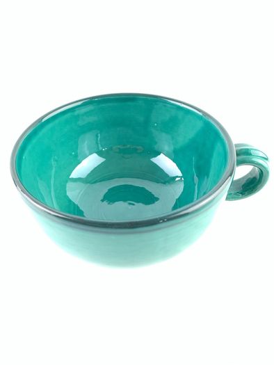 Distinctive luxurious 70s Gunther Lambert latte cup and saucer