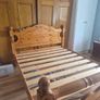 king size bed very sturdy like new no mattress Image 2