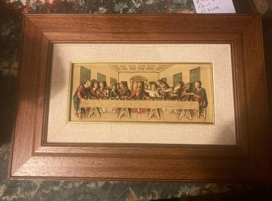 last supper wall plaque free postage