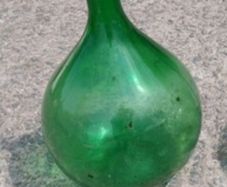 Large Vintage Green VintageDemi John